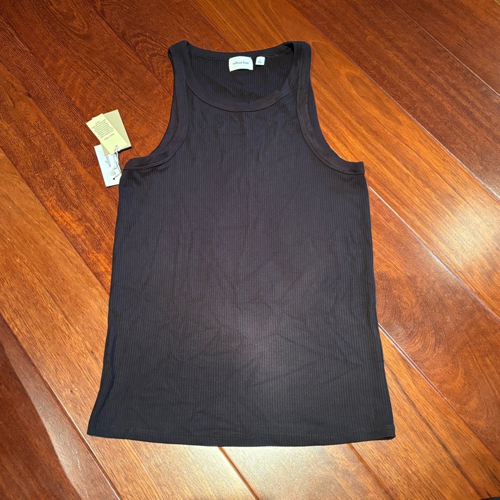 Aritzia Wilfred Free tank, NWT, black, size large